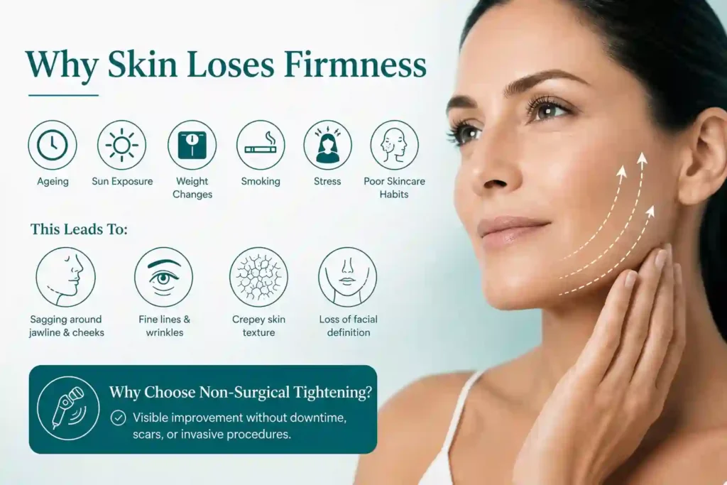 What Makes Skin Lose Firmness and Why Do People Seek Non-Surgical Tightening Westminster?